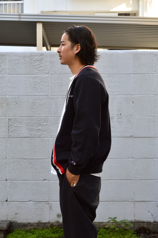 Champion 80s Sports Sweat Cardigan Made in USA チャンピオン 1980 前期モデル 青刺繍 スウェット