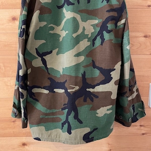 【BDU jacket】90s 米軍 実物 ミリタリージャケット 迷彩 カモフラ US古着