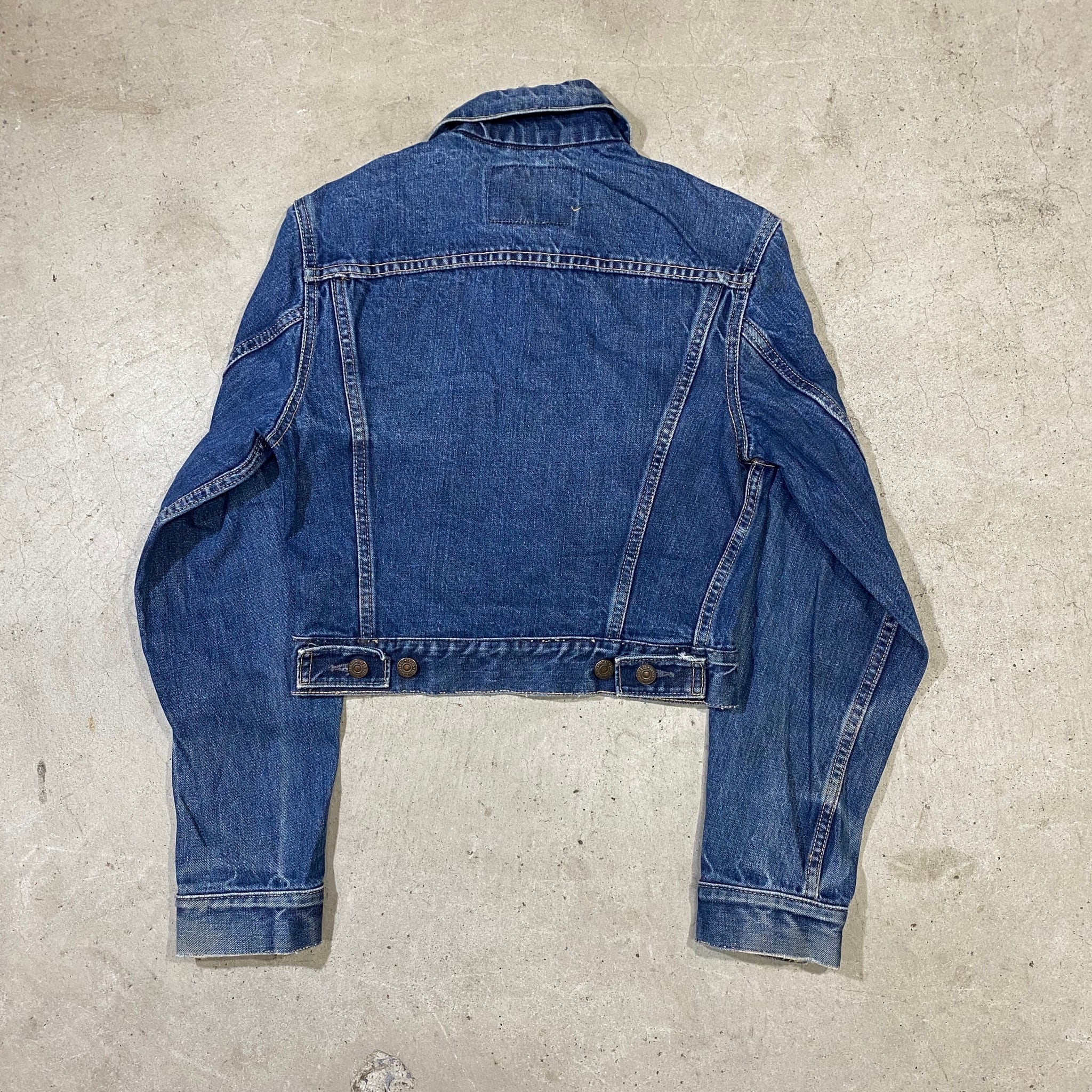 60年代 60s Levi's リーバイス BIGE ビッグE 557 3rd デニムジャケット トラッカージャケット 小さいサイズ ヴィンテージ  ビンテージ メンズXS相当 古着 【デニムジャケット】【VTG】【CS2212-10】【3anniv】 | cave 古着屋【公式】古着通販サイト