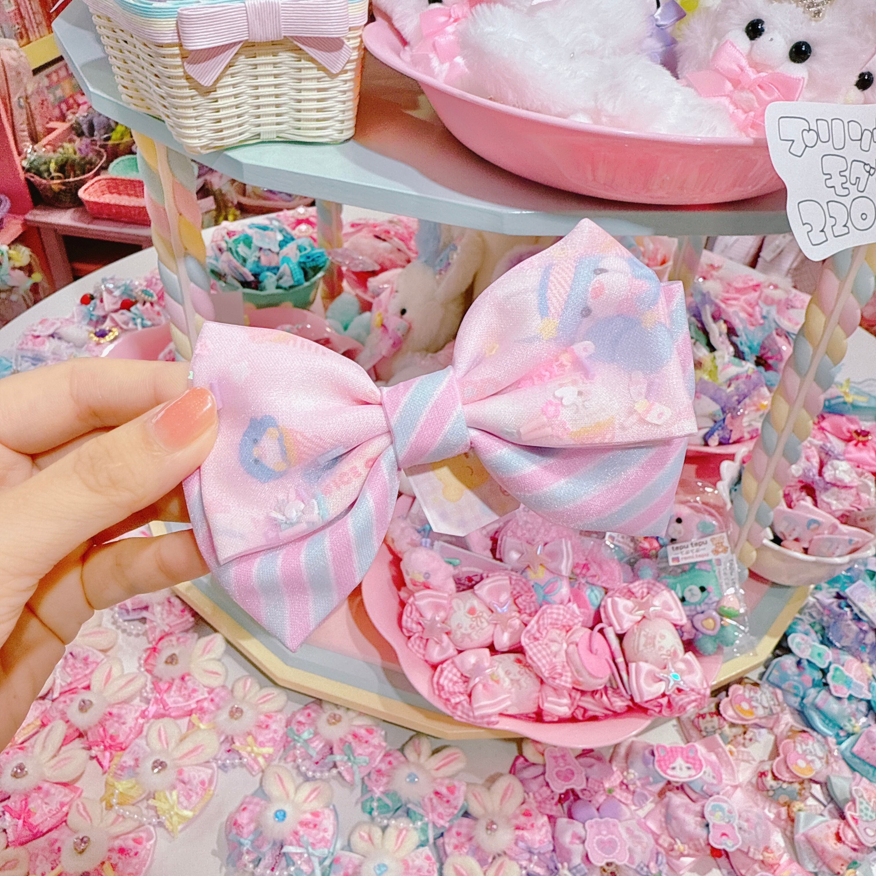 【R36】62-24ファブリックヘアクリップ