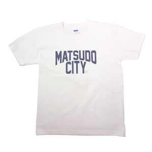 MATSUDO CITY  Tシャツ（ホワイト）design by Depot Cycle