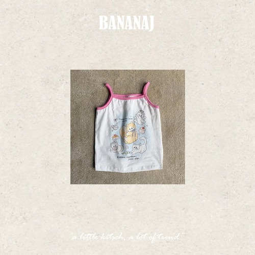 【予約】bananaj / キャットキャミソール