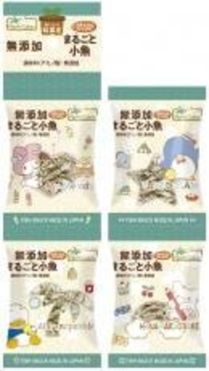 純国産まるごと小魚(4連) 4ｇ×4袋　ノースカラーズ