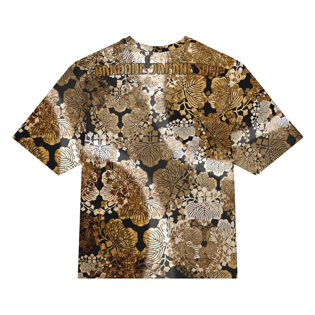 和紋様装飾　黄金　和柄ユニセックス 150G Breeze Tシャツ