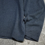 Eddie Bauer houndstooth pattern polo shirt