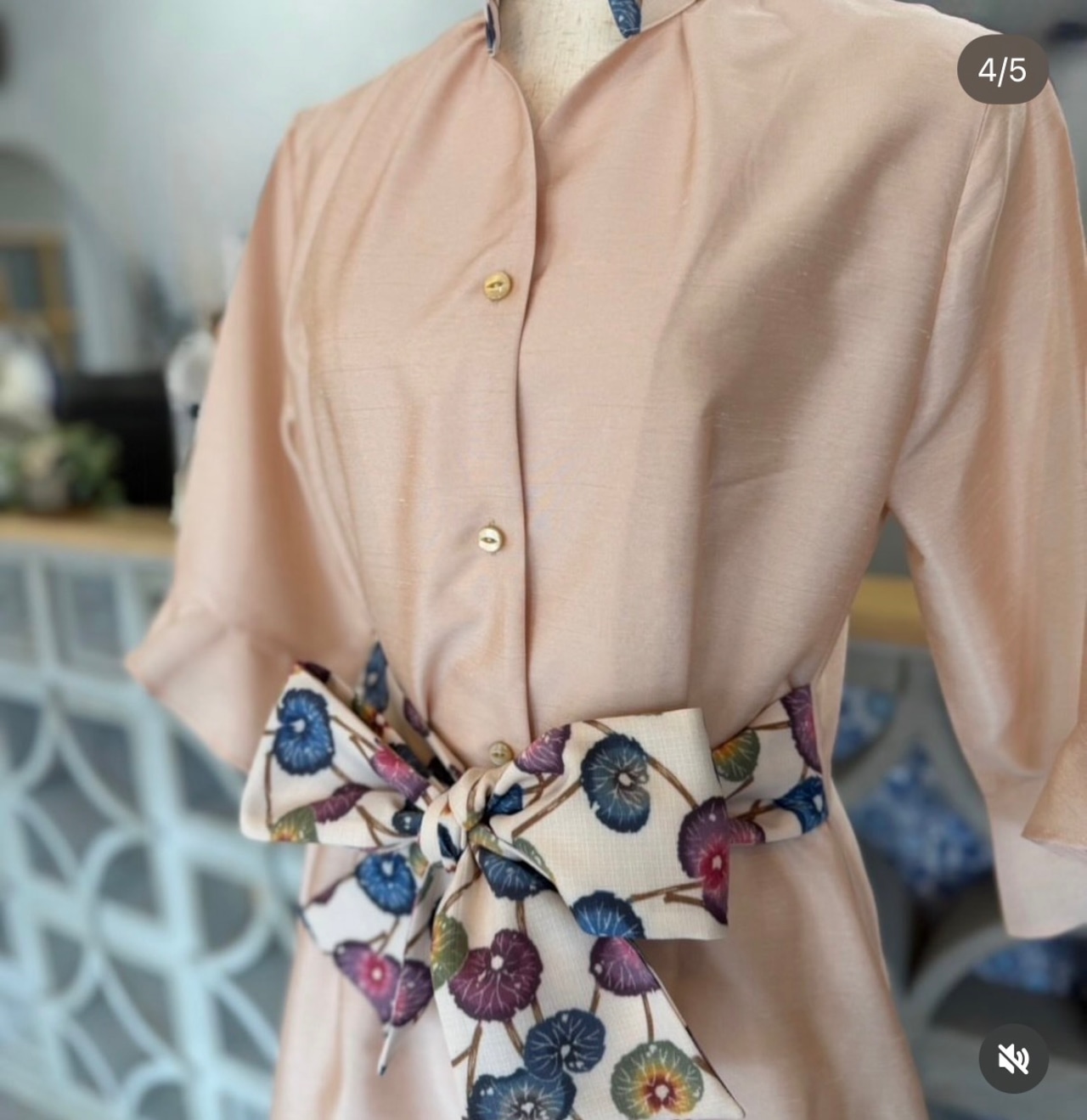 ワイドリボンkariyushiワンピース pink