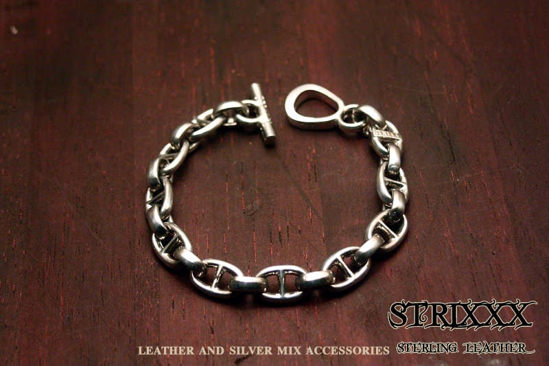 30 ナローH型ターンブレスレット | STRIXXX sterling leather