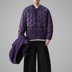 Zip-up Hip-length Padded Jacket ◇2color H0995