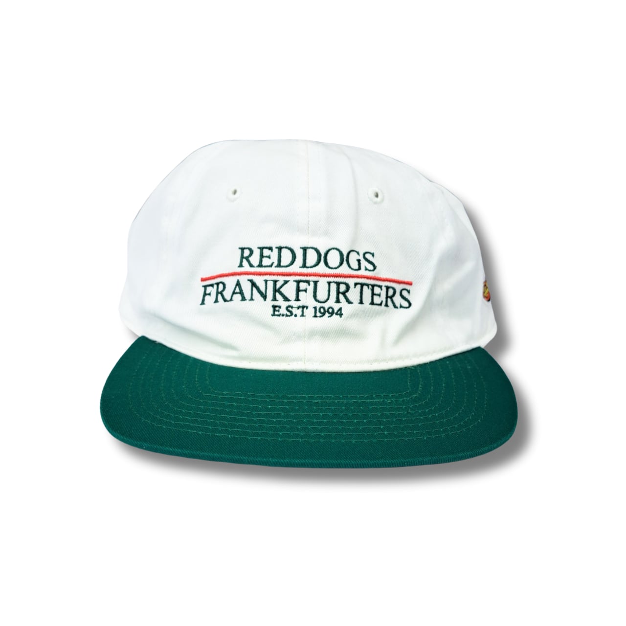 Red Dogs dad cap (white/green)