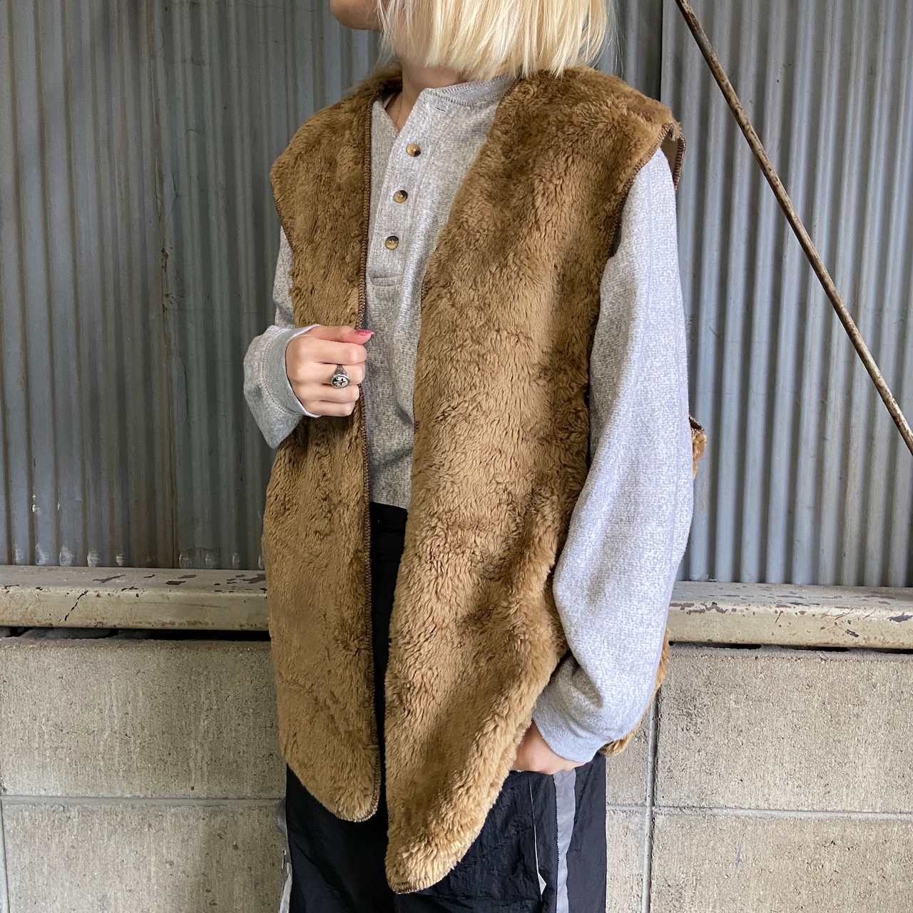 ビッグサイズ 80〜90年代 英国製 Barbour バブアー パイルライナー 