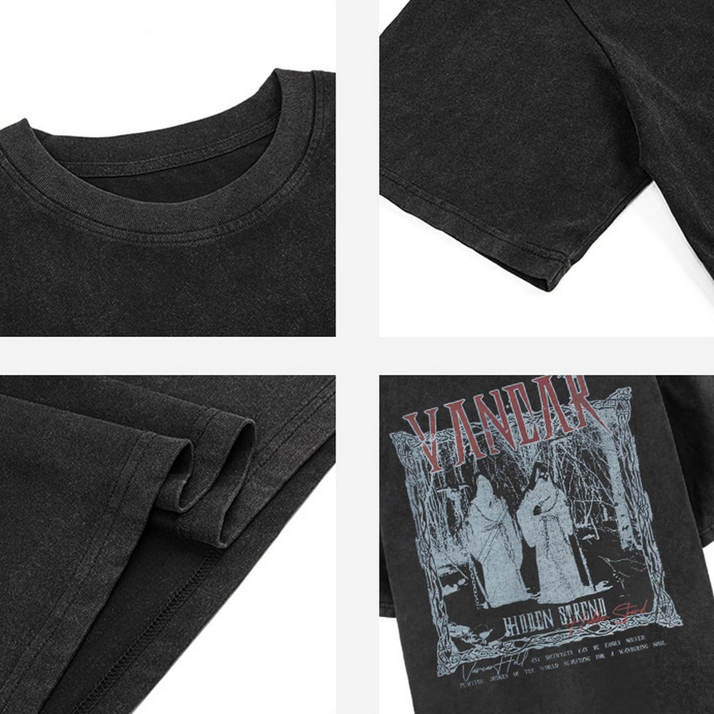 VINTAGE ストリート 宗教儀式プリントTシャツ T2089 | wshot
