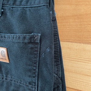 【Carhartt】ペインターパンツ ダック地 カーハート 黒 W34 L32 US古着