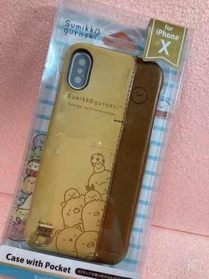 iPhoneX用ケース　すみっこぐらし＊