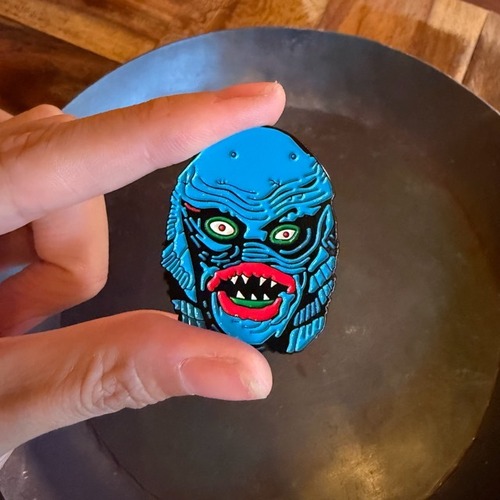 TOPANGA Jewelry Pin Brooch "Horror B"　ピンブローチ　ホラー　ジャケット　キャップ　プレゼント　プチギフト　