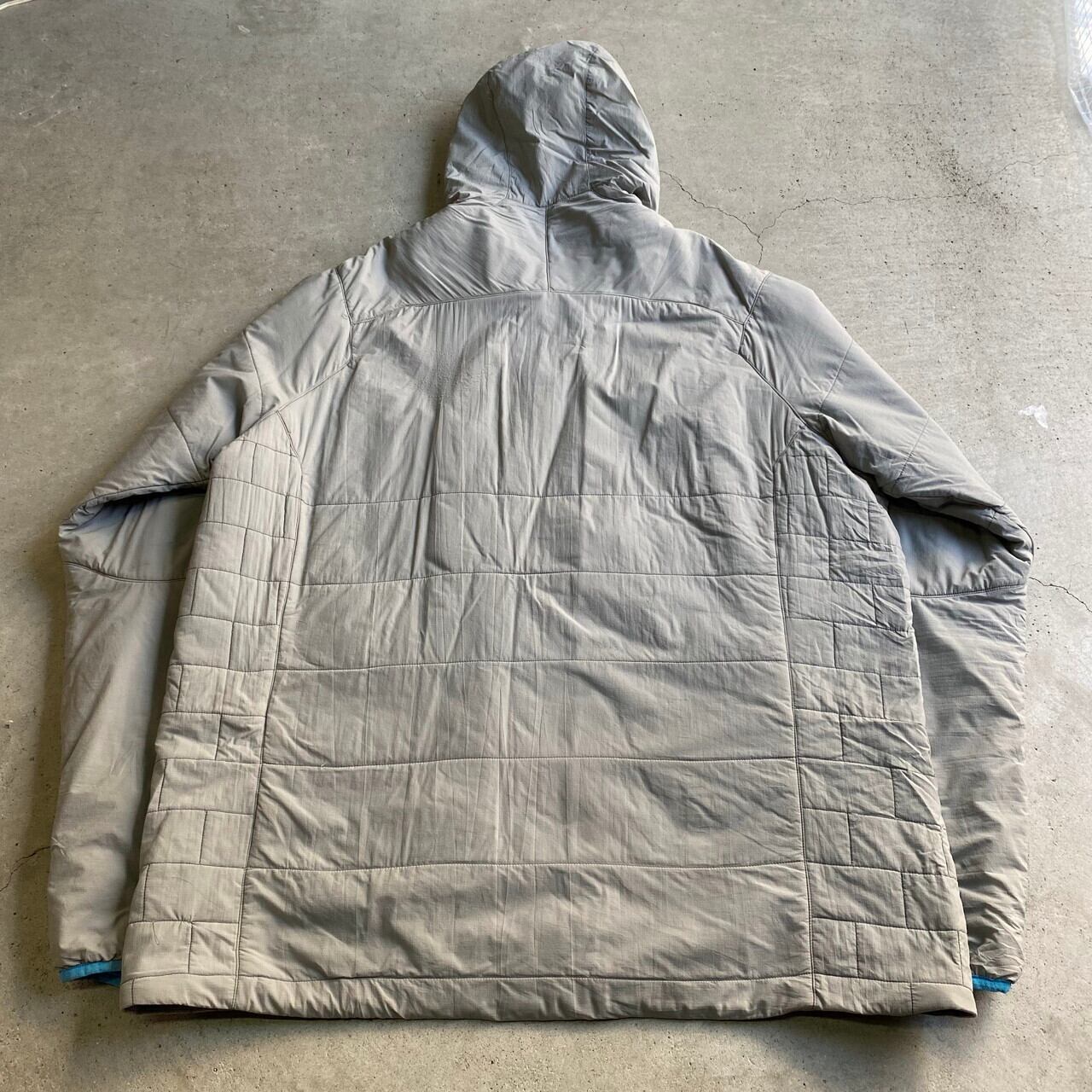 ビッグサイズ 16年製 patagonia パタゴニア ナノエアフーディー 中綿入り パフジャケット メンズ2XL 古着 84260 SP16  ライトグレー 灰色 大きいサイズ 【アウトドアジャケット】【SS2201-30】 | cave 古着屋【公式】古着通販サイト