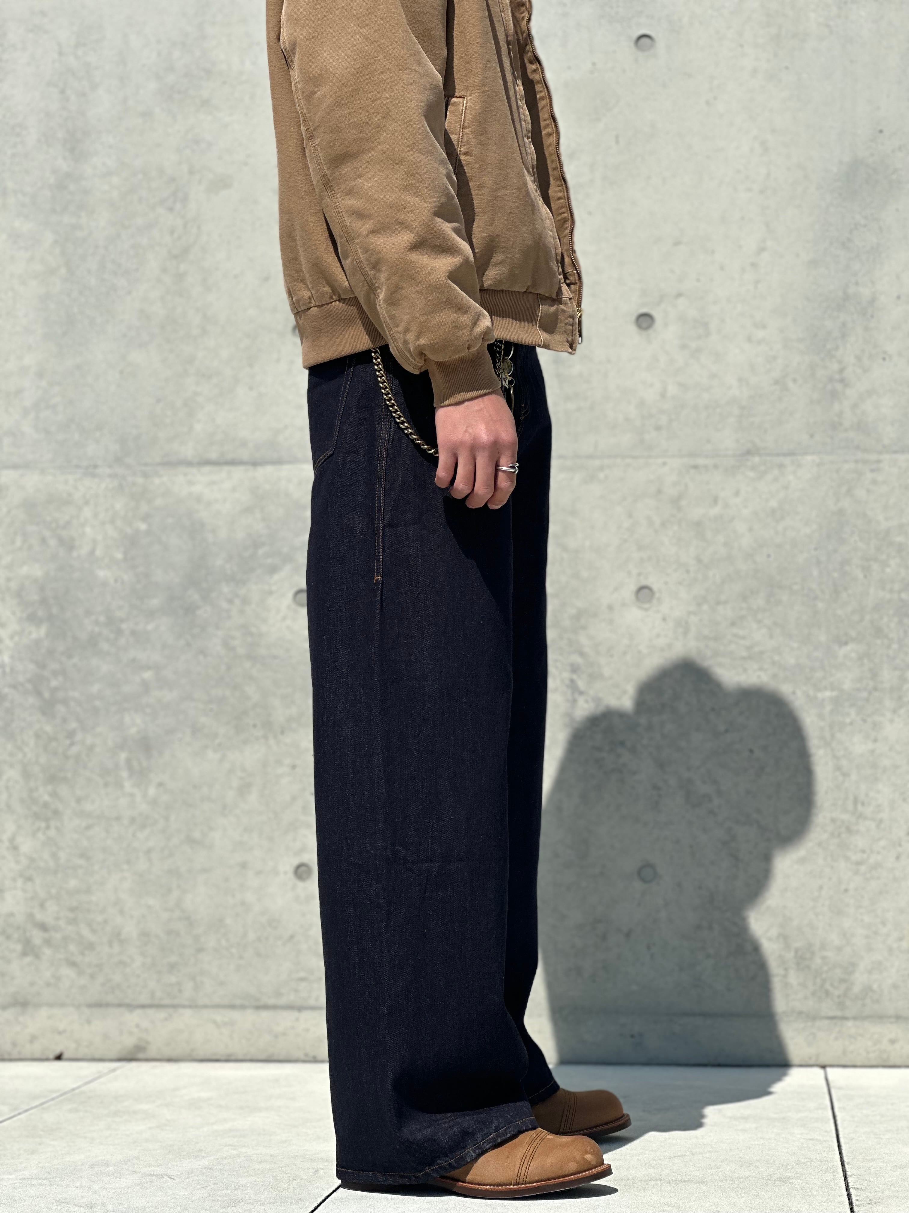 Classic Buckle Semi-Wide Denim | 【ボトムス専門店】MODE SPACE