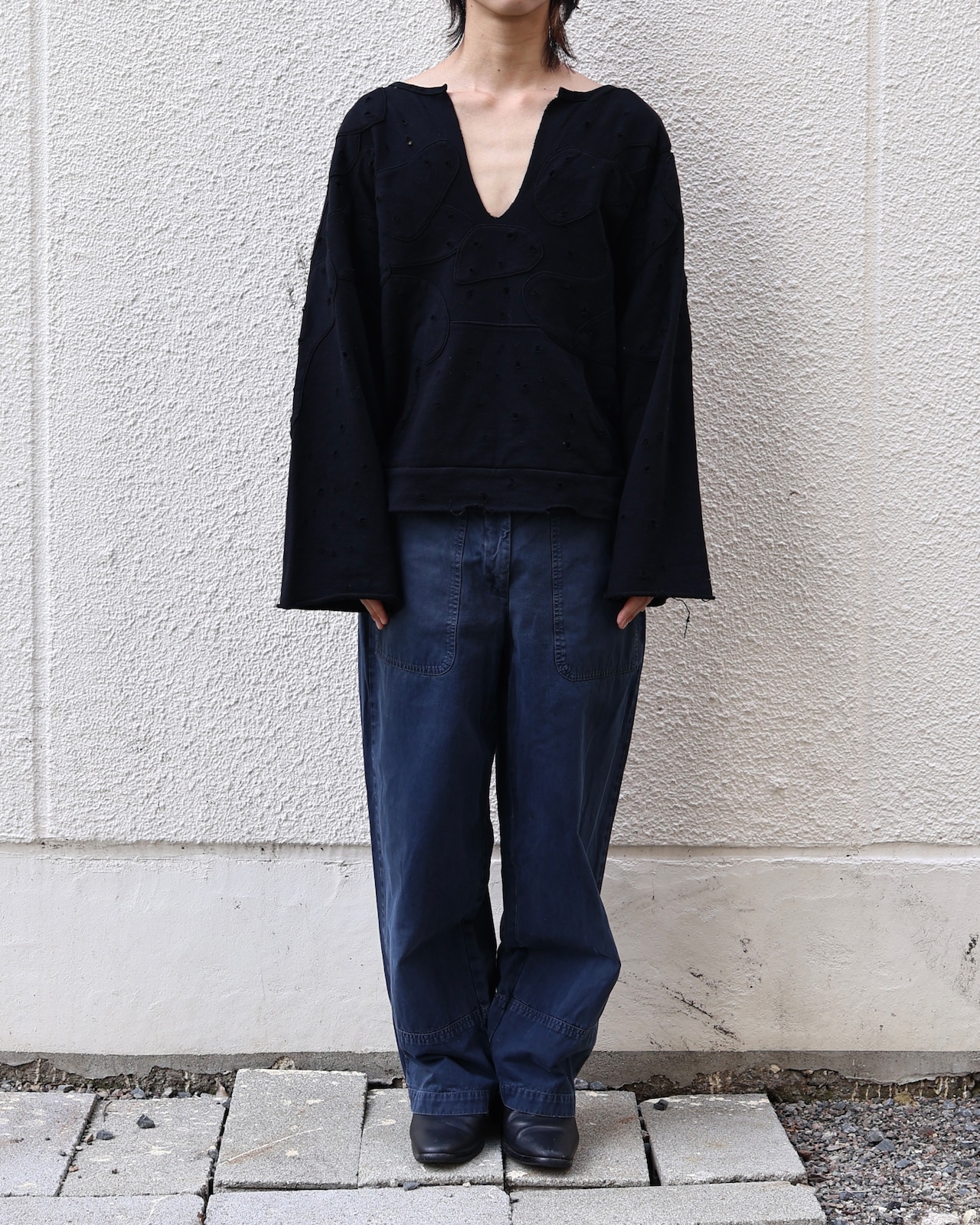 【DRIES VAN NOTEN】deformed work pants