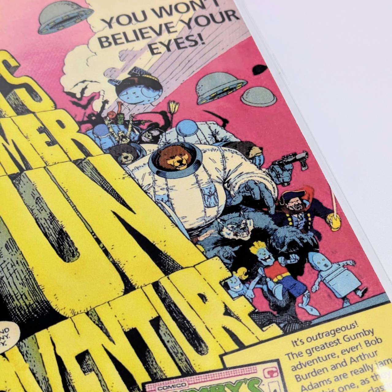 狭いスペースでも◎待望のB5ポスター！【 GUMBY（ガンビー） 】 POSTER