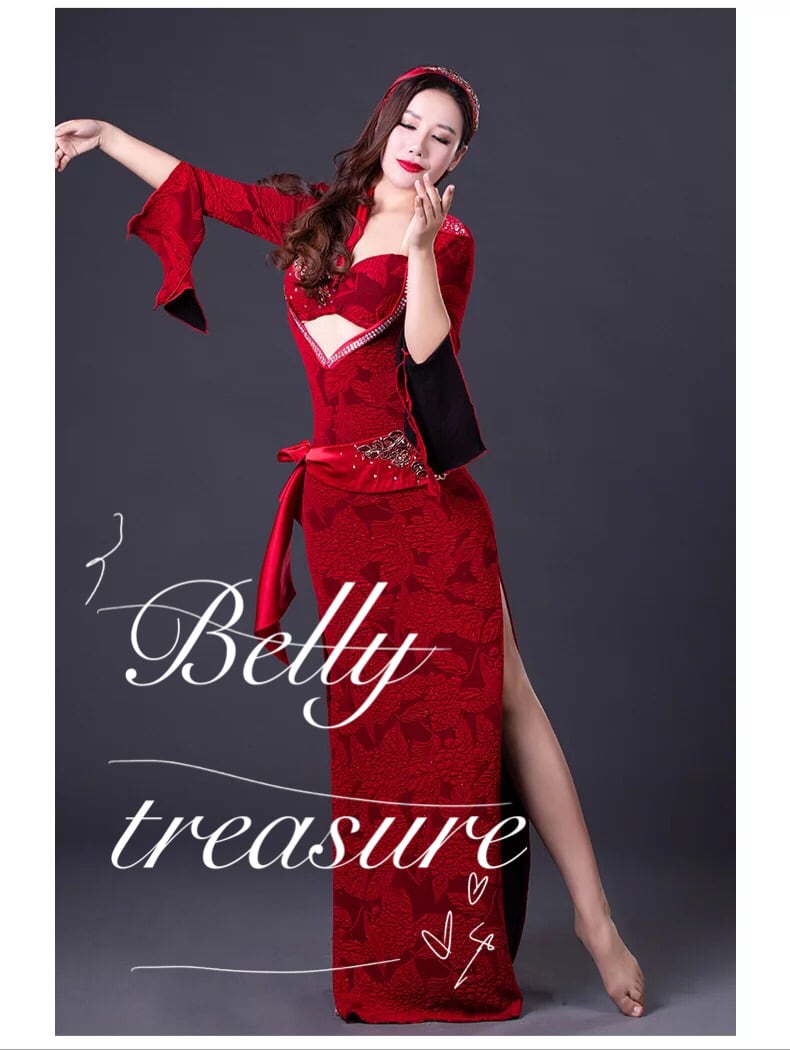 オーダーメイド ベリーダンス衣装 サイーディドレスWZY2873 YP | Belly