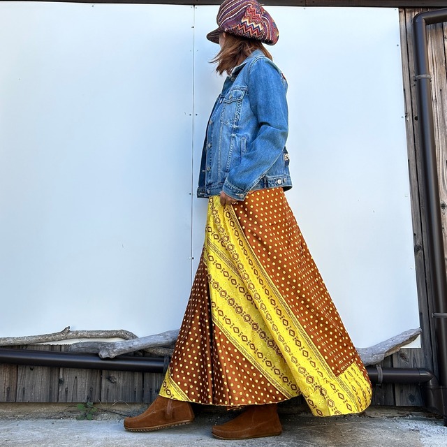 シルク巻きスカート2111