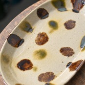 照屋窯　楕円皿
