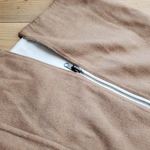 【USED】裏起毛　あったかスカート　フリース素材　FREEサイズ　