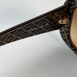 FENDI フェンディ ズッカ サングラス ブラウン A-8319