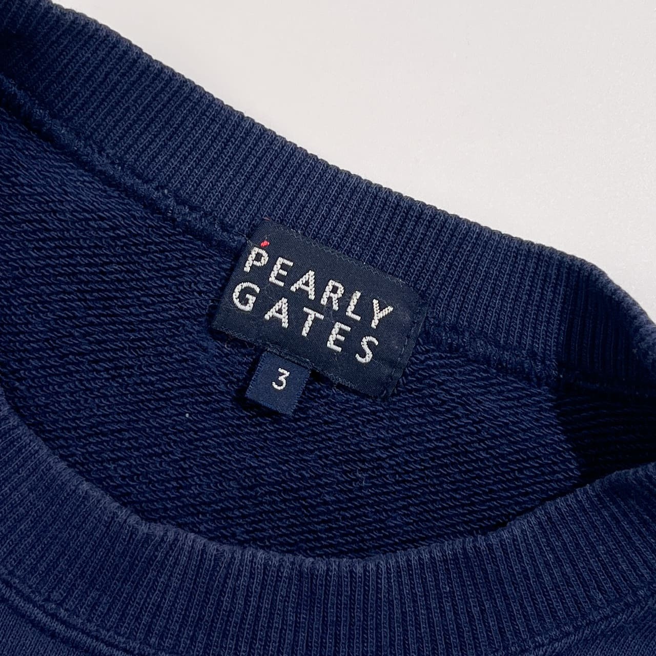 PEARLY GATES パーリーゲイツ ウサギ キャラクター スウェット トレーナー 3/ネイビー系 メンズ  ゴルフウェア