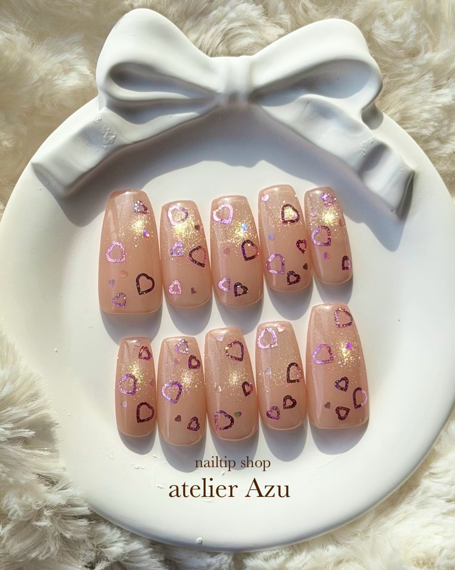 【完成品】キラキラくりぬきハート♡ | S/M #ncs003