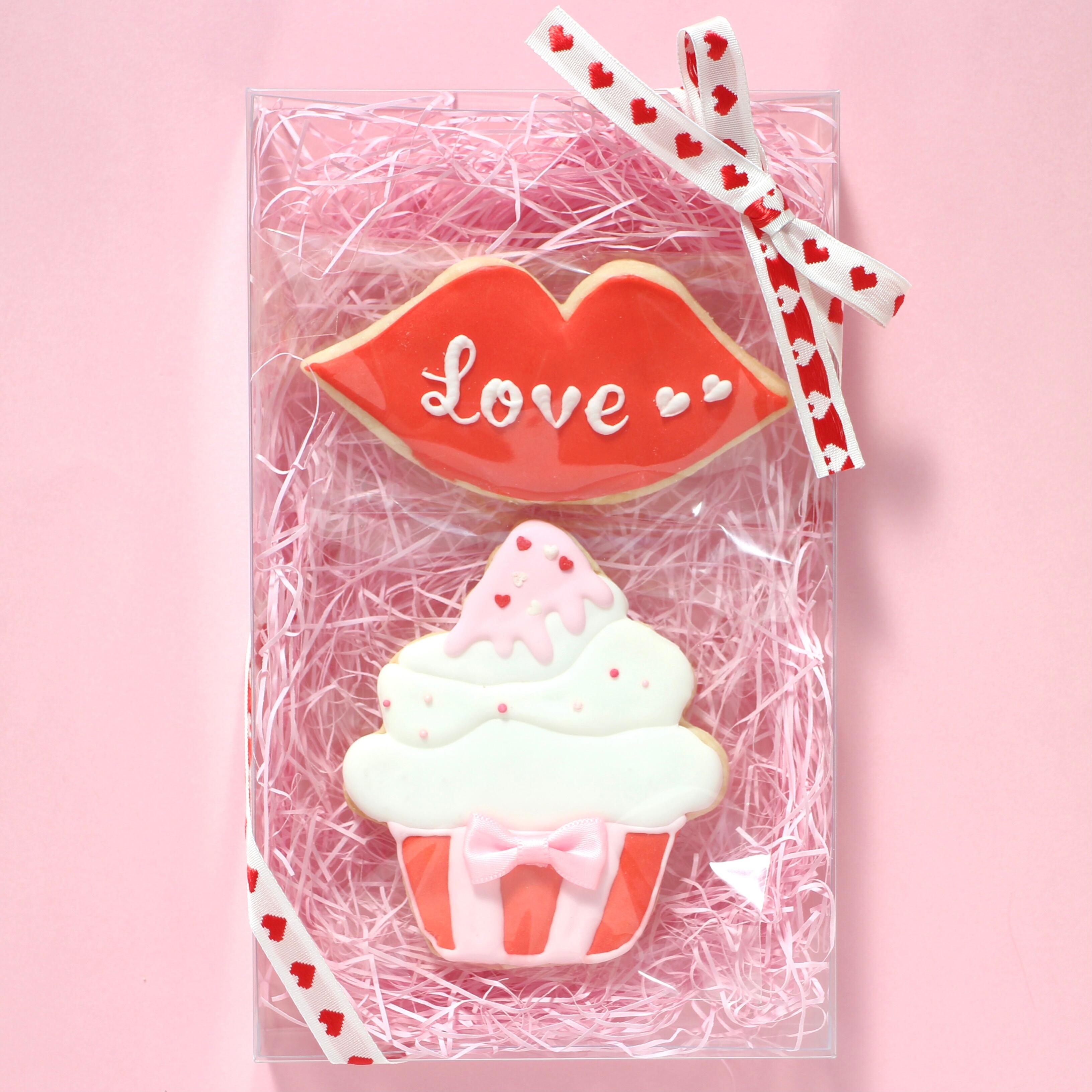 リップ＋カップケーキ♡クッキー（クリアボックス） | ［公式