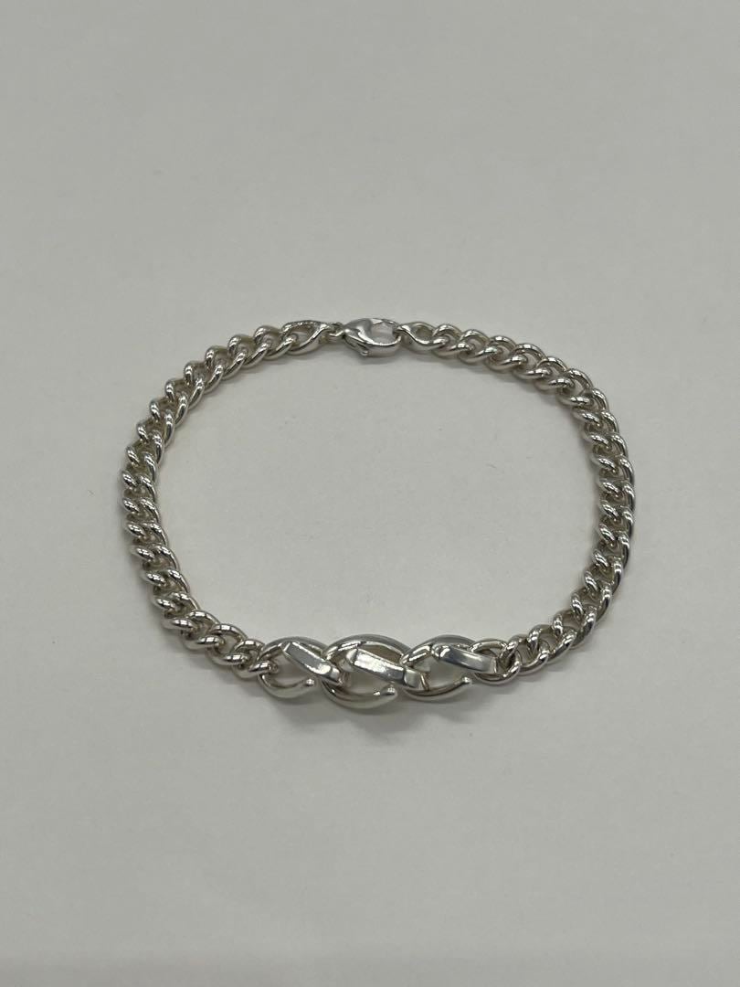 ティファニー TIFFANY フィガロチェーン ブレスレット SV YG