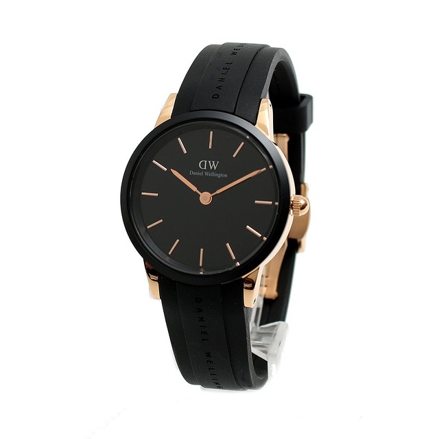 ダニエルウェリントン DANIEL WELLINGTON 腕時計 DW00100426 レディース アイコニックモーション ICONIC MOTION ブラック ローズゴールド