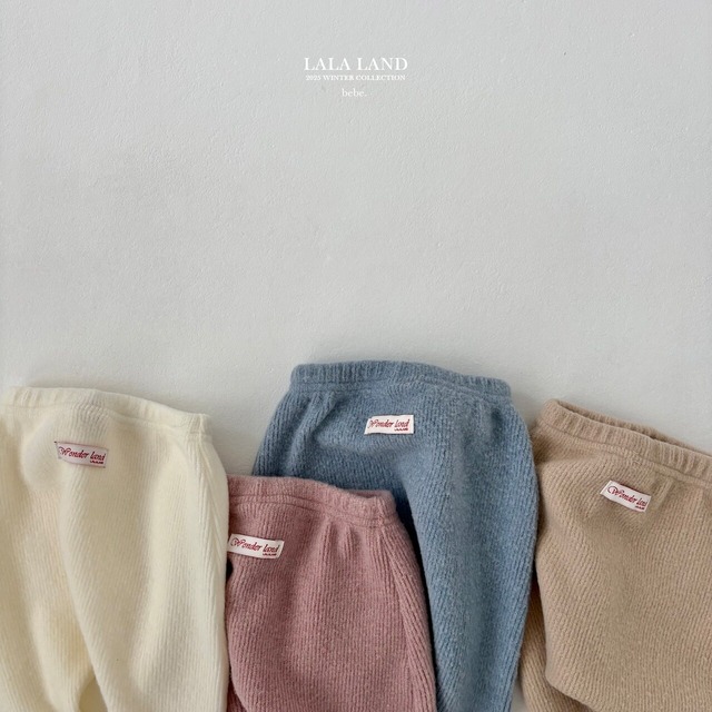《予約》lala land ¨ bebe) brushed knit leggings