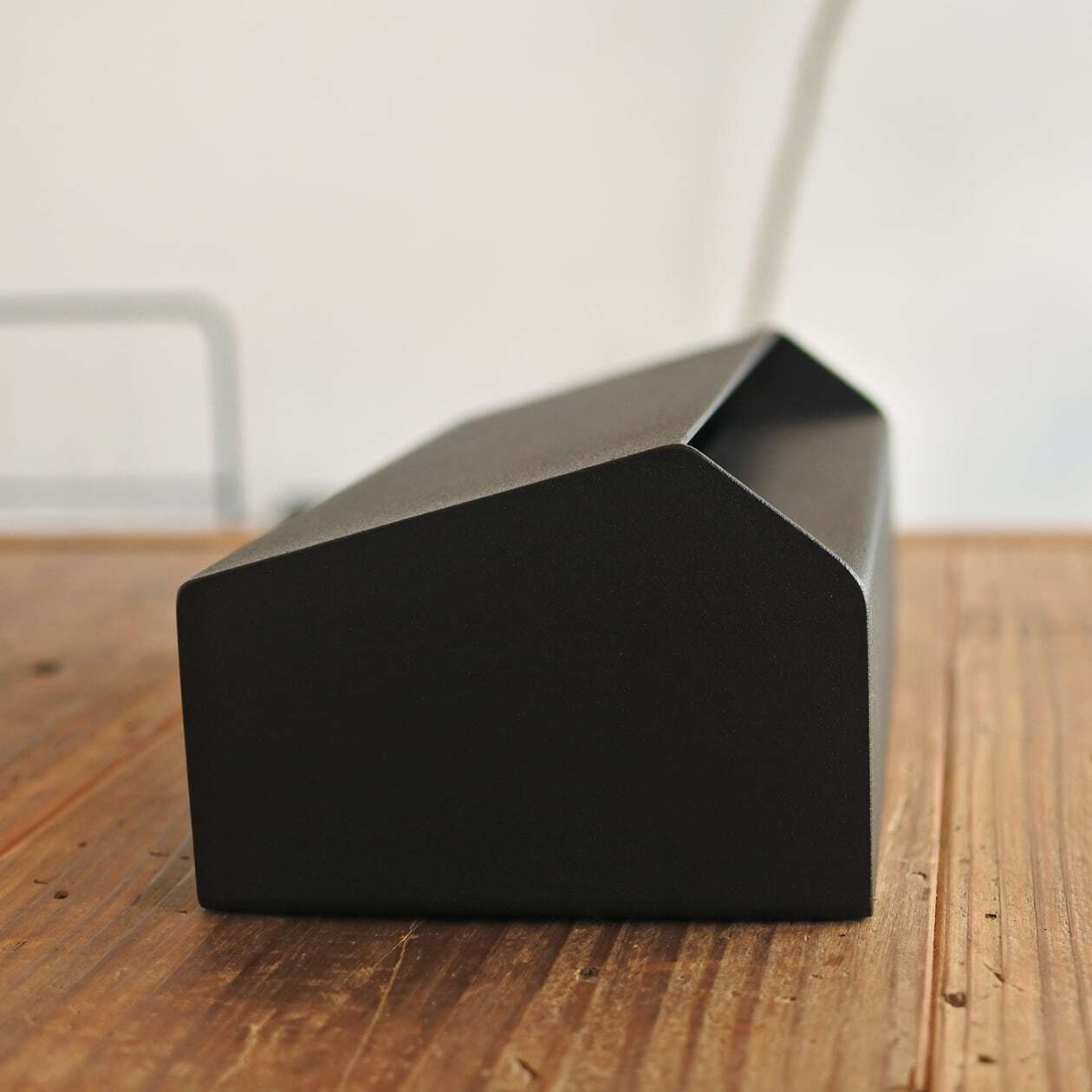 ボックスティッシュカバー【Te-tc1101】サンドブラック 工場のような形