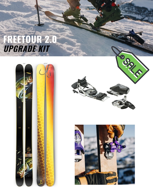【限定１セット】J skis オールプレイ x CAST ツアービンディング