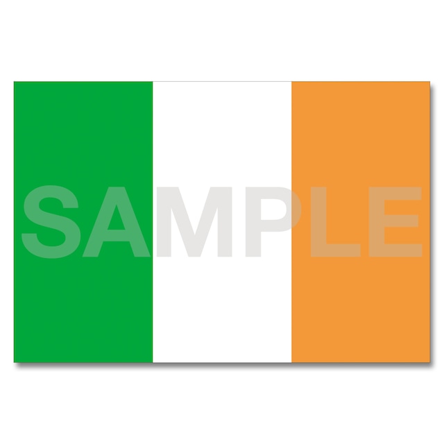 世界の国旗ポストカード ＜ヨーロッパ＞ アイルランド Flags of the world POST CARD ＜Europe＞ Ireland