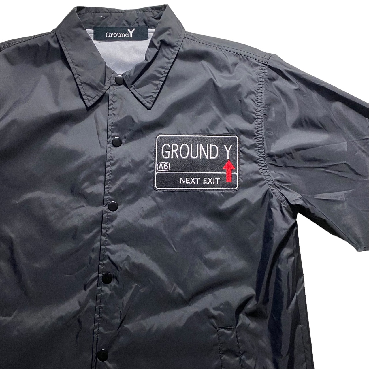 GROUND Y graphics coach jacket