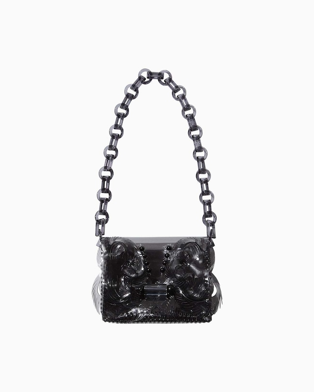 【Mame Kurogouchi】Transparent Sculptural Mini Chain Bag    MM-AC095