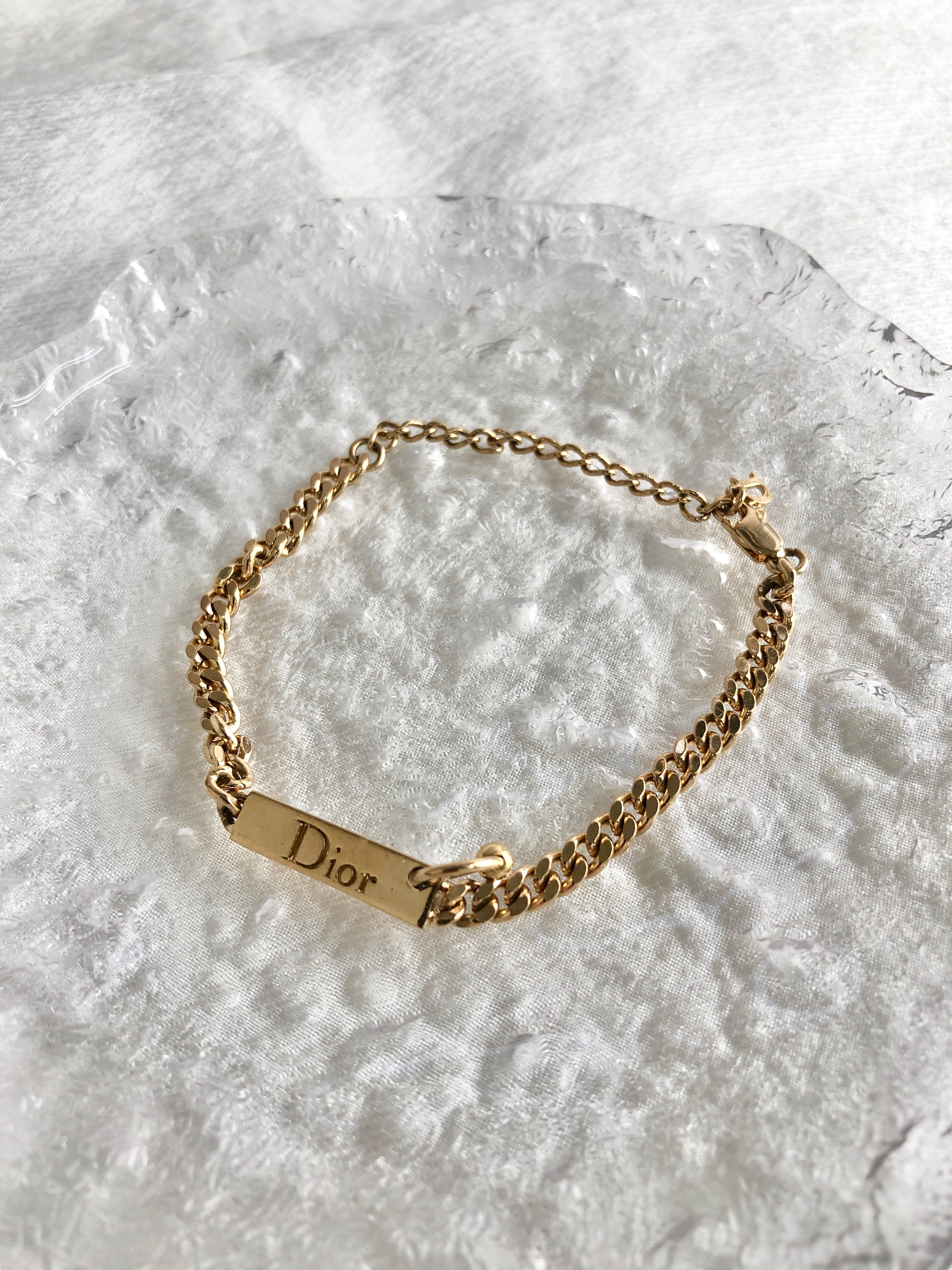 クリスチャンディオール　ブレスレット　中古　 Dior 日本直送 名牌中古包 】Christian Dior クリスチャン ディオール