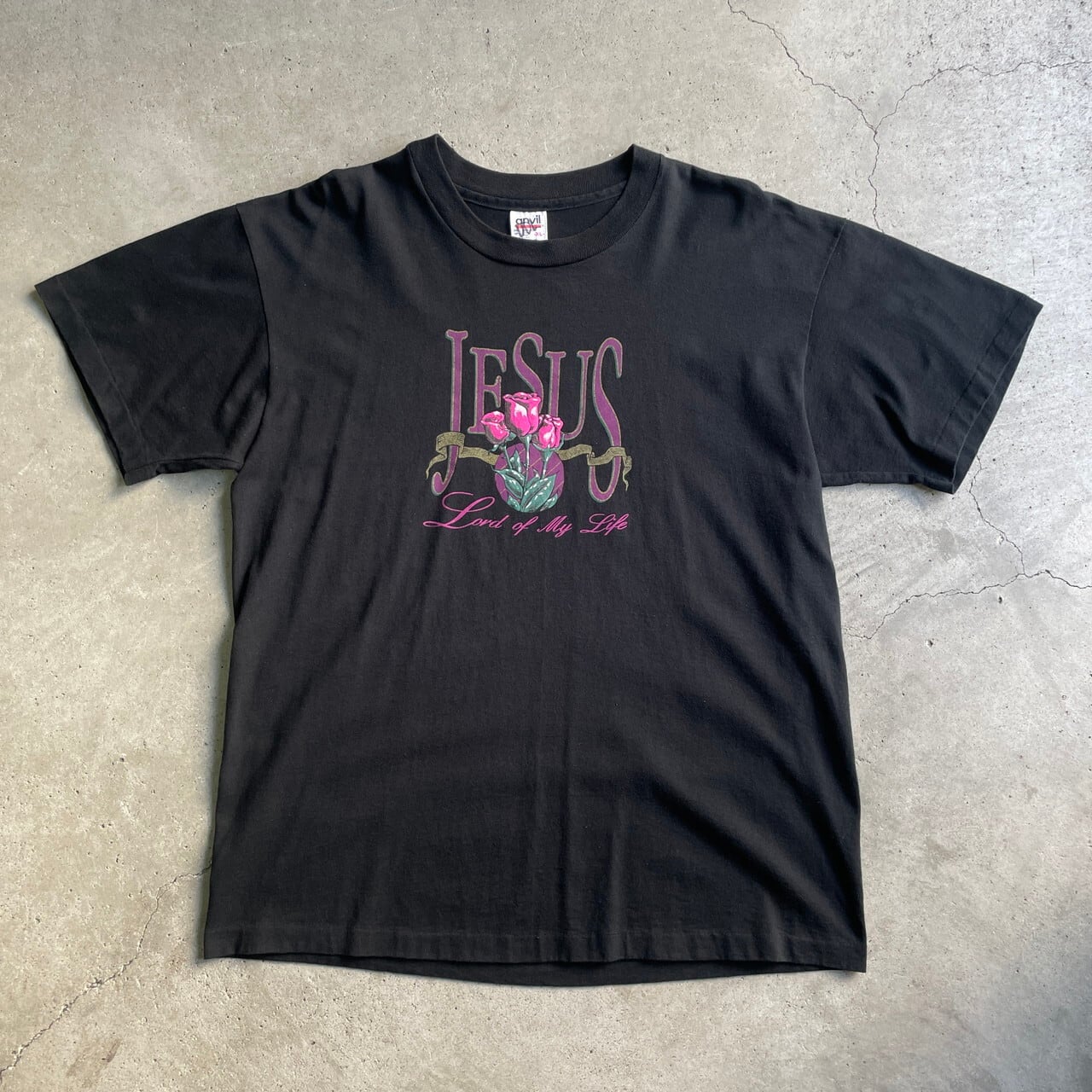 クリアランスショップ 【入手困難】90s USA製 キリスト教 アート T