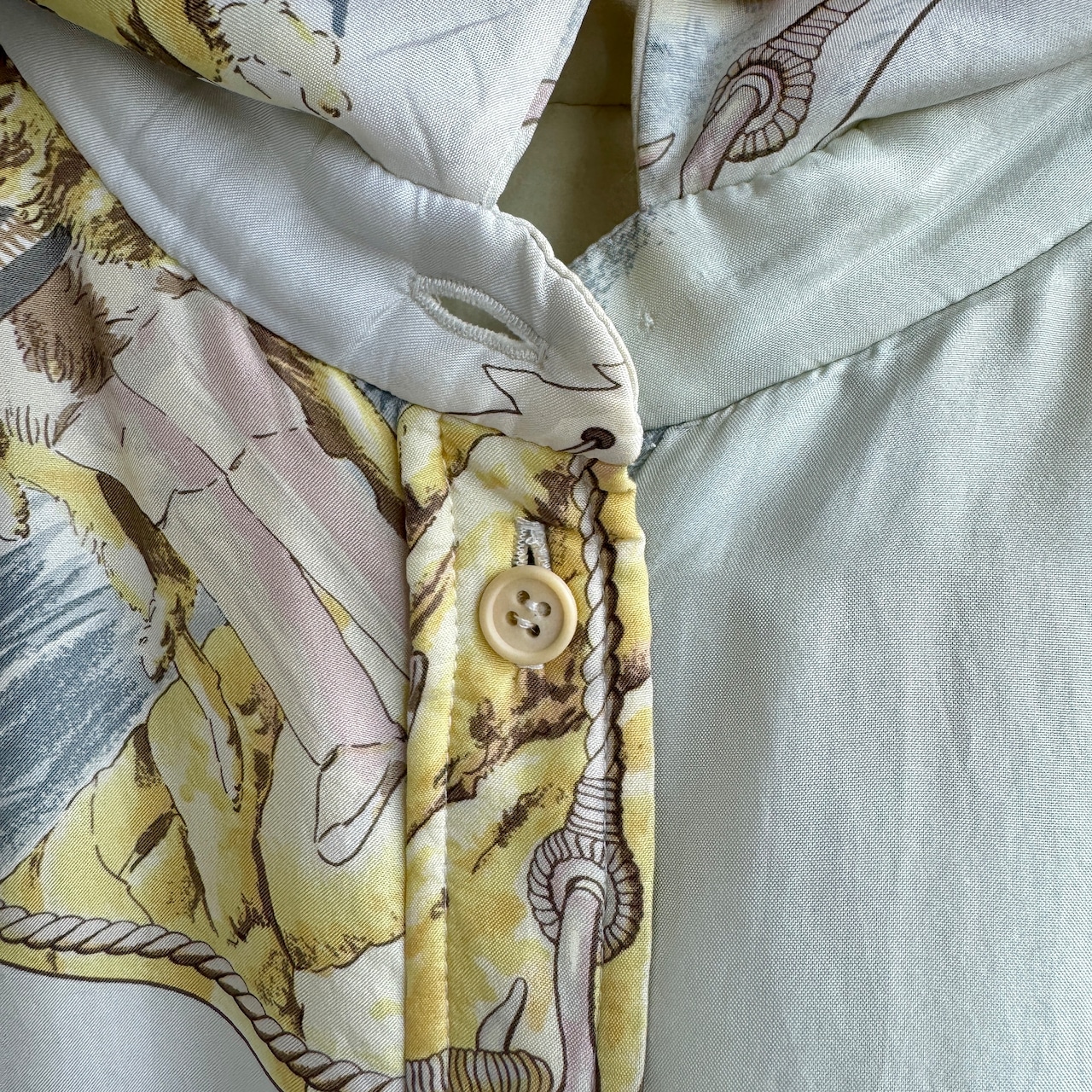 HERMES シルクパファー シャツジャケット マルジェラ期 画像4