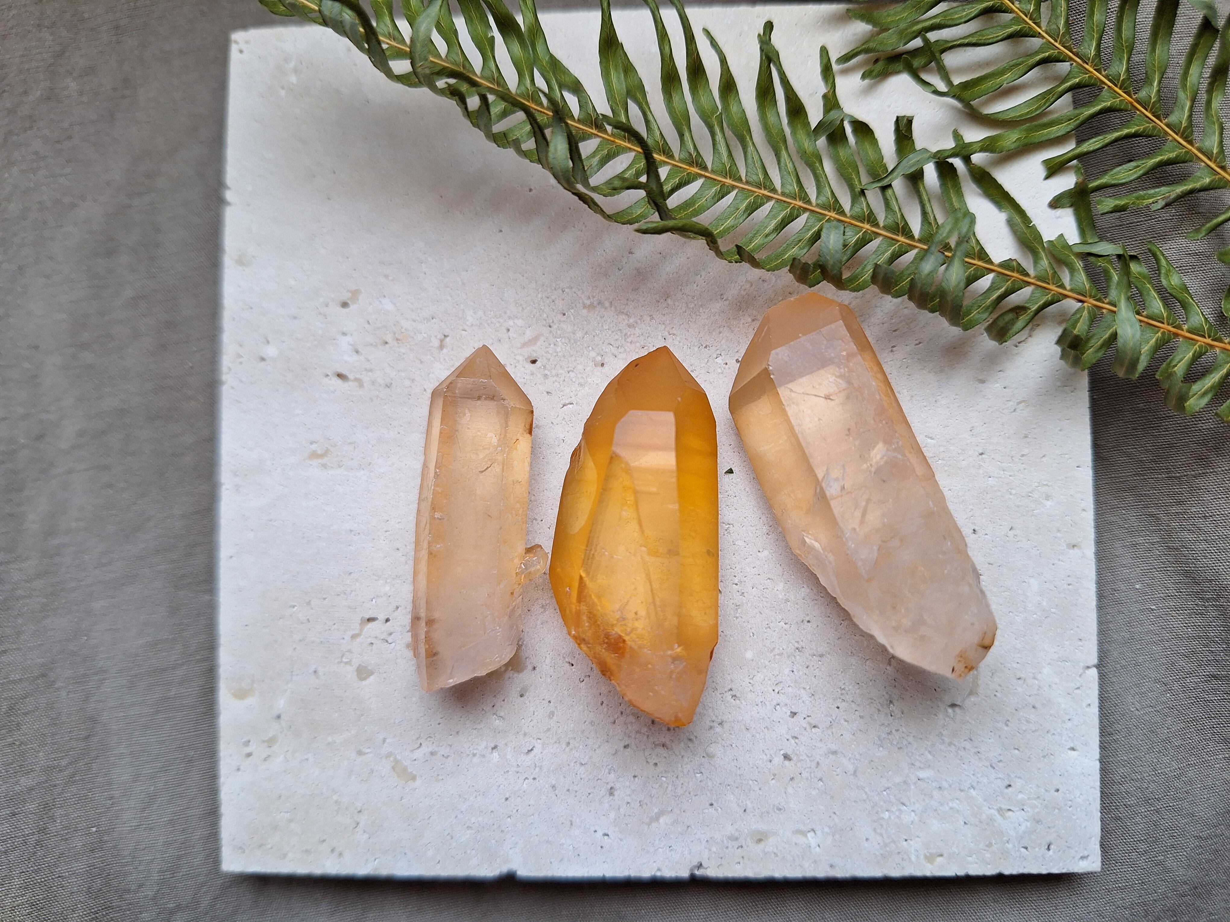 ゴールデン レムリアンシード クリスタル （3本セット） | Clear