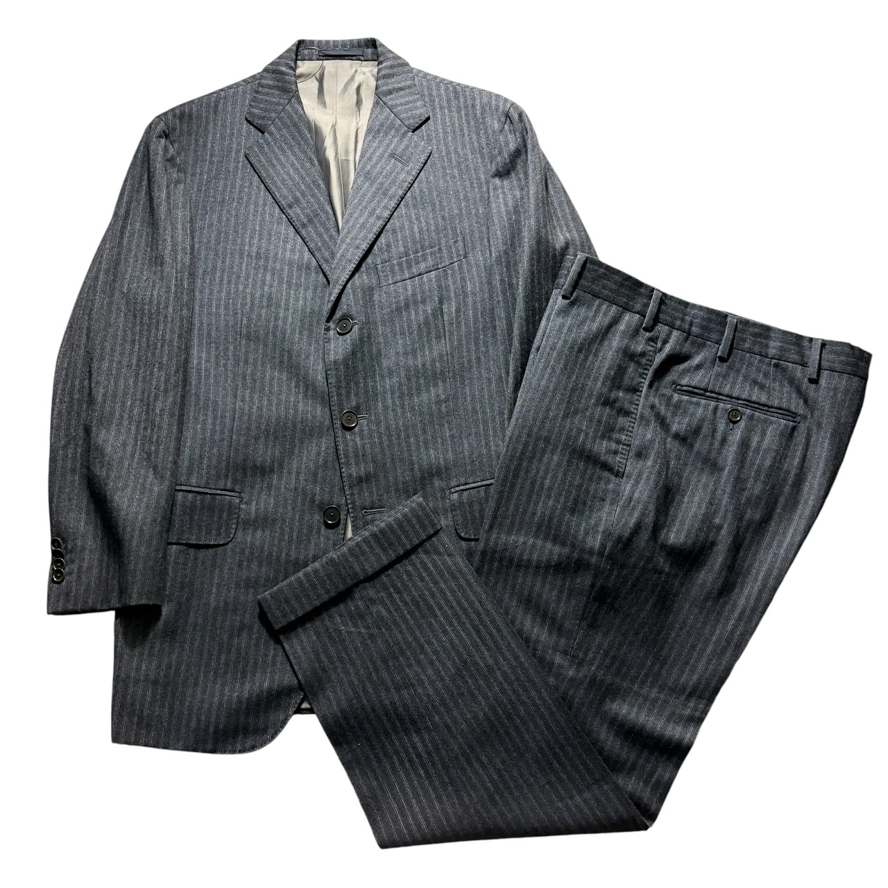 BOGLIOLI stripe wool set-up