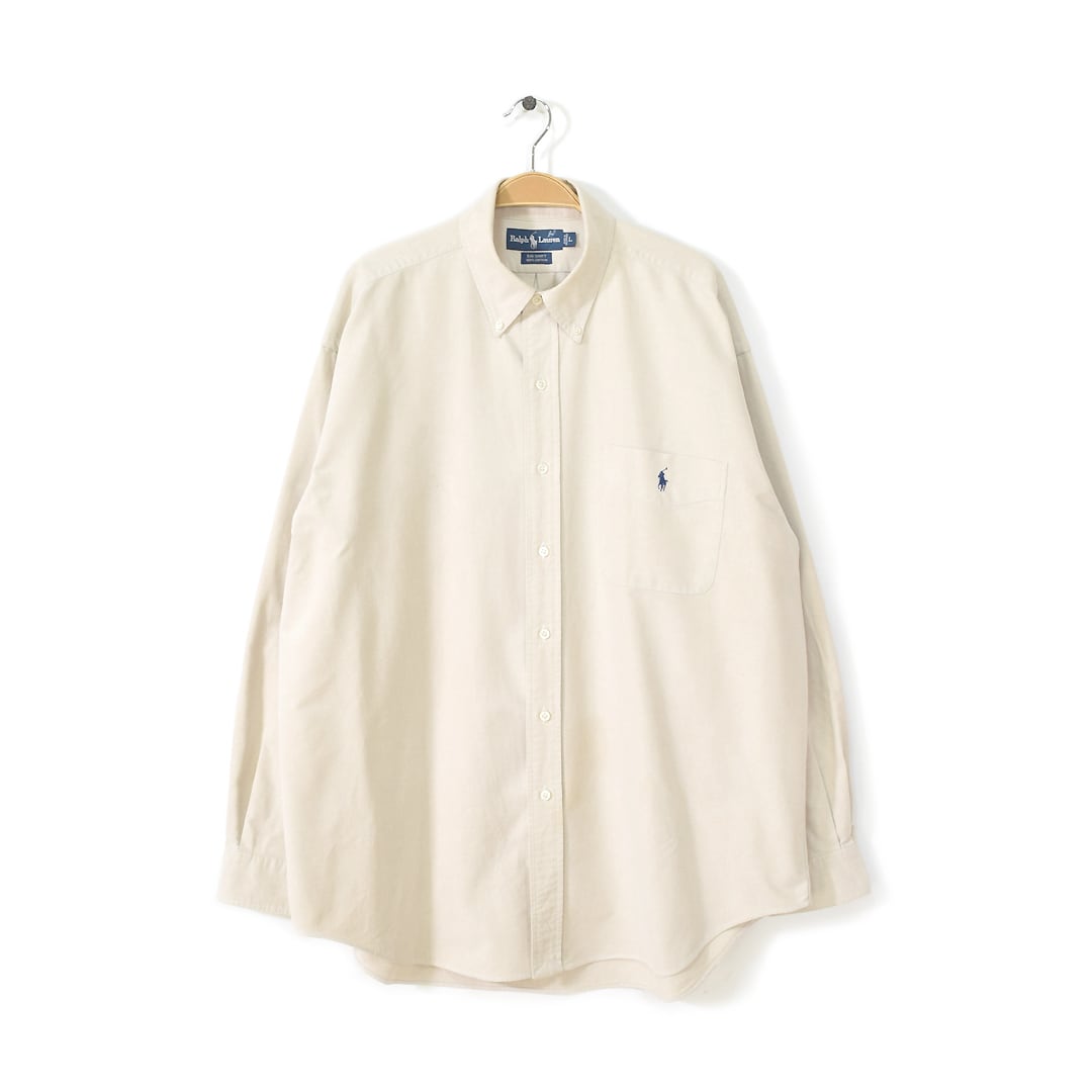 s ラルフローレン 名品 BIG SHIRT オックスフォードシャツ 希少