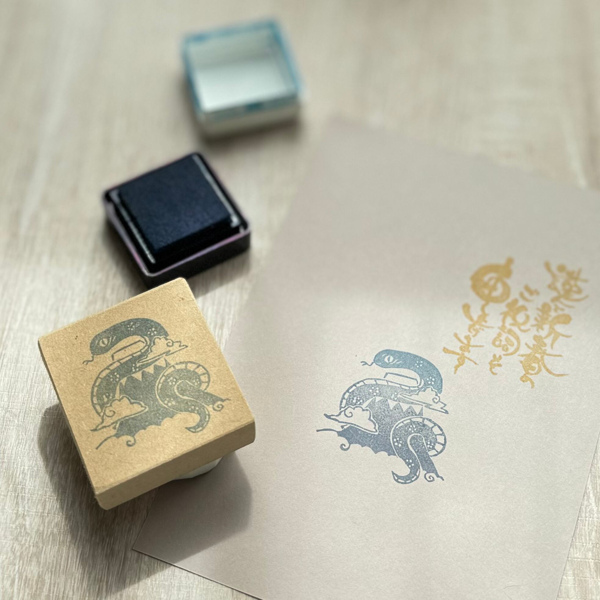 はんこ ハンコ かわいい イラスト キャラクター 年賀状 2025 巳 ヘビ へび 蛇 消しゴムはんこ スタンプ 普段使い 富士山 縁起物