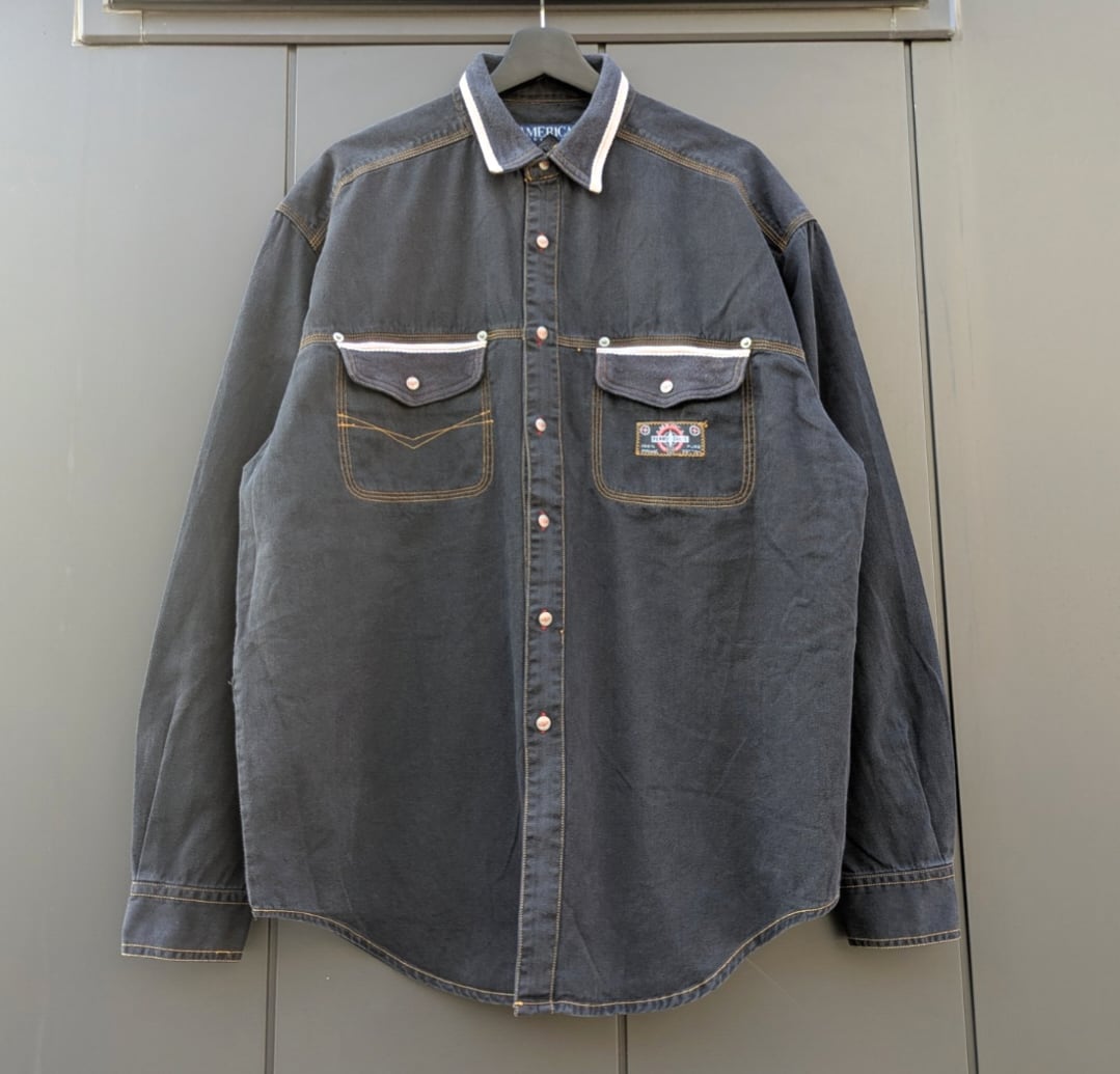 perry ellis design cotton shirt 小岩店