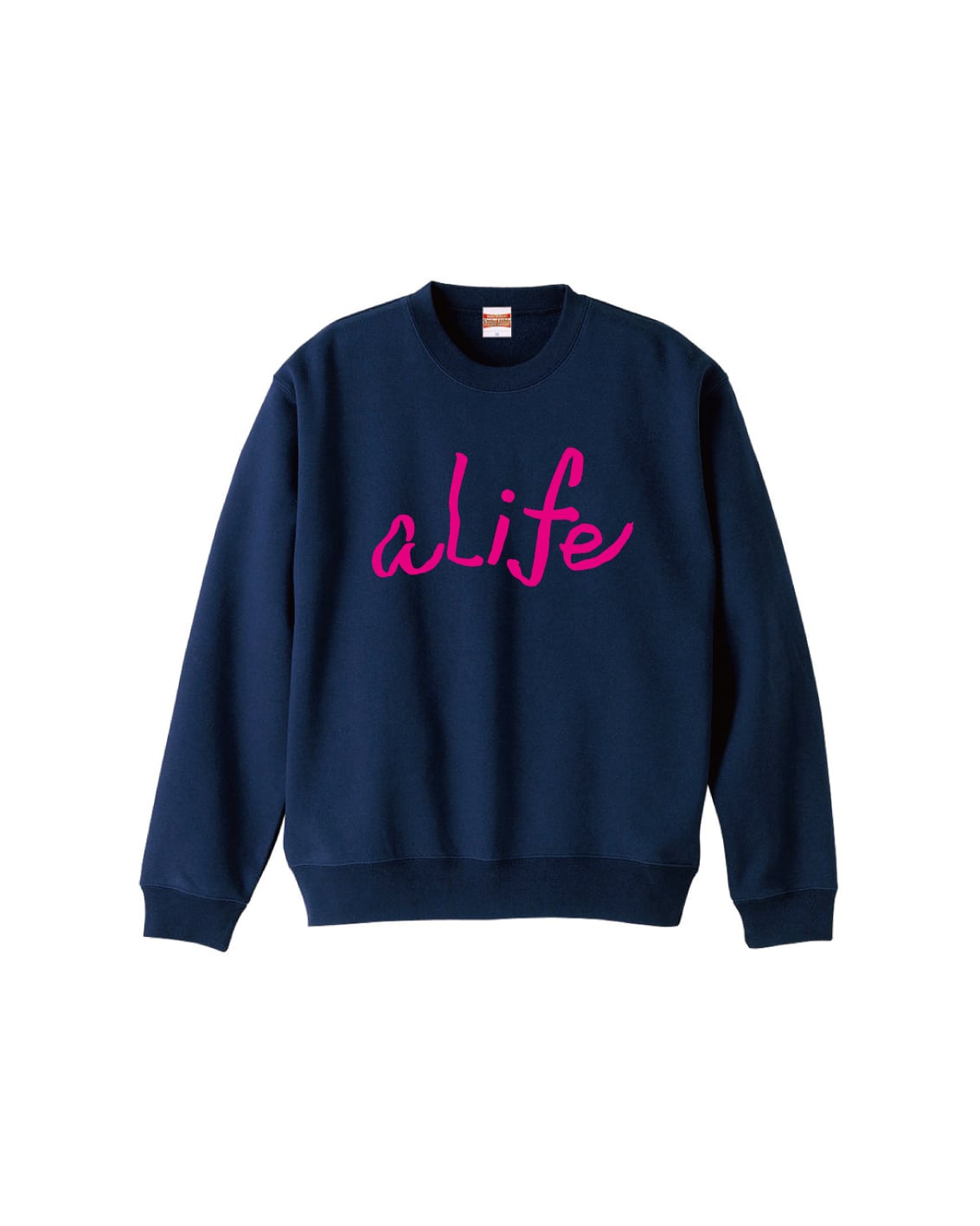 「aLife」CREW NECK SWEAT / NAVY