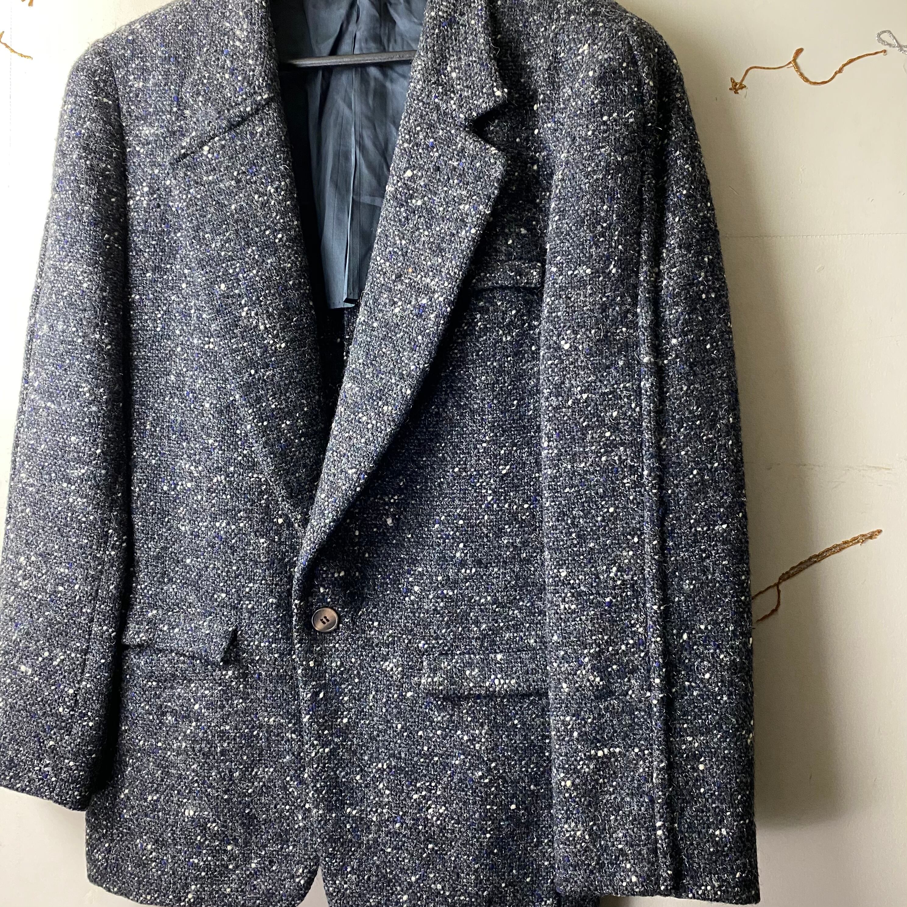 vintage GIANNI VERSACE wool nep tailored jacket | NOIR ONLINE