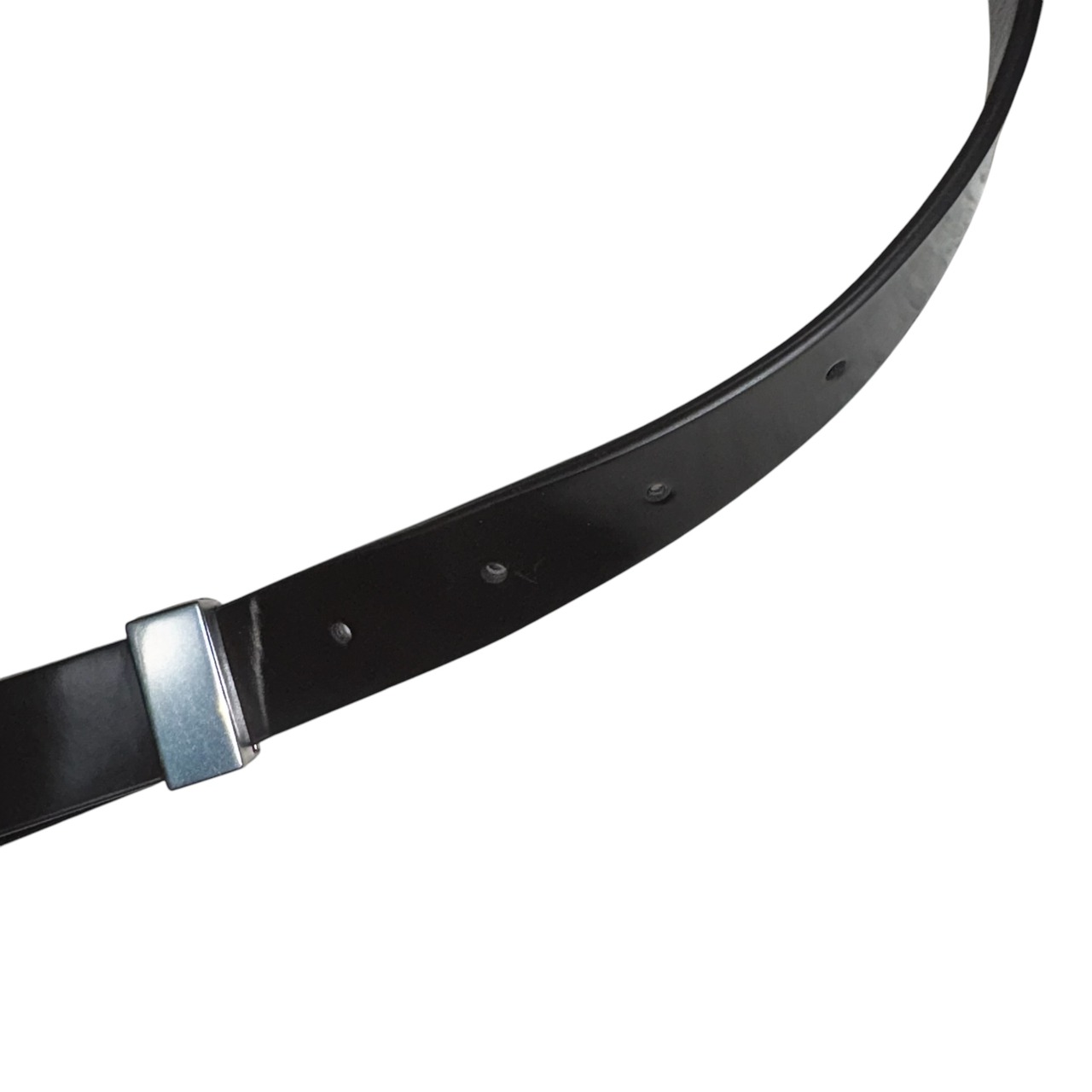 BOTTEGA VENETA enamel leather belt “Triangle”