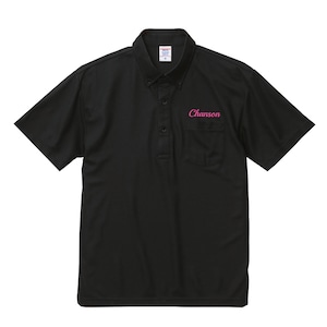 【ドライ素材】ポロシャツ（黒）